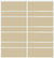 Custom Sliding White Aluminum Doors - Style 09 - 2 doors  - Beige Glass