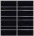 Custom Sliding Aluminum Doors - Style 09 - 2 doors  - Black Glass