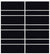 Custom Sliding White Aluminum Doors - Style 09 - 2 doors  - Black Glass