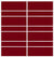Custom Sliding White Aluminum Doors - Style 09 - 2 doors  - Burgundy Glass