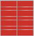 Custom Sliding Aluminum Doors - Style 09 - 2 doors  - Light Red Glass
