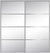 Custom Sliding Aluminum Doors - Style 04 - 2 doors  - MIrror