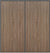 Custom Sliding Black Aluminum Doors - Style 01 - 2 doors  - Dark Aloe Wood