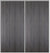 Custom Sliding Aluminum Doors - Style 01 - 2 doors  - Swiss Elm