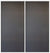 Custom Sliding White Aluminum Doors - Style 01 - 2 doors  - Japan Oak