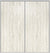 Custom Sliding Aluminum Doors - Style 01 - 2 doors  - Light Aloe Wood