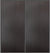 Custom Sliding Black Aluminum Doors - Style 01 - 2 doors  - Premium Wenge
