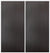 Custom Sliding White Aluminum Doors - Style 01 - 2 doors  - Premium Wenge