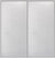 Custom Sliding Aluminum Doors - Style 01 - 2 doors  - White Wenge