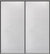 Custom Sliding Black Aluminum Doors - Style 01 - 2 doors  - White Wenge