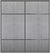 Custom Sliding Black Aluminum Doors - Style 10 - 2 doors  - Light Gray