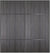 Custom Sliding Black Aluminum Doors - Style 10 - 2 doors  - Swiss Elm