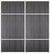 Custom Sliding White Aluminum Doors - Style 10 - 2 doors  - Swiss Elm