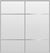 Custom Sliding Aluminum Doors - Style 10 - 2 doors  - White Drawing