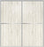 Custom Sliding Aluminum Doors - Style 02 - 2 doors  - Light Aloe Wood
