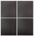 Custom Sliding White Aluminum Doors - Style 02 - 2 doors  - Premium Wenge