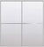 Custom Sliding Aluminum Doors - Style 02 - 2 doors  - White Drawing