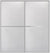 Custom Sliding Aluminum Doors - Style 02 - 2 doors  - White Wenge