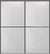 Custom Sliding Black Aluminum Doors - Style 02 - 2 doors  - White Wenge