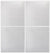 Custom Sliding White Aluminum Doors - Style 02 - 2 doors  - White Wenge