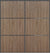 Custom Sliding Black Aluminum Doors - Style 03 - 2 doors  - Dark Aloe Wood