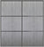 Custom Sliding Black Aluminum Doors - Style 03 - 2 doors  - Light Gray