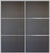 Custom Sliding Aluminum Doors - Style 03 - 2 doors  - Japan Oak