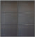 Custom Sliding Black Aluminum Doors - Style 03 - 2 doors  - Japan Oak