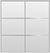 Custom Sliding Aluminum Doors - Style 03 - 2 doors  - White Drawing