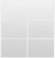 Custom Sliding White Aluminum Doors - Style 03 - 2 doors  - White Drawing