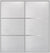 Custom Sliding Aluminum Doors - Style 03 - 2 doors  - White Wenge