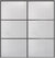 Custom Sliding Black Aluminum Doors - Style 03 - 2 doors  - White Wenge