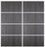 Custom Sliding White Aluminum Doors - Style 04 - 2 doors  - Swiss Elm