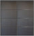 Custom Sliding Black Aluminum Doors - Style 04 - 2 doors  - Japan Oak