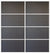 Custom Sliding White Aluminum Doors - Style 04 - 2 doors  - Japan Oak