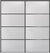 Custom Sliding Black Aluminum Doors - Style 04 - 2 doors  - White Wenge