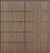 Custom Sliding Black Aluminum Doors - Style 05 - 2 doors  - Dark Aloe Wood
