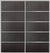 Custom Sliding Aluminum Doors - Style 05 - 2 doors  - Premium Wenge