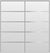 Custom Sliding Aluminum Doors - Style 05 - 2 doors  - White Drawing