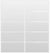 Custom Sliding White Aluminum Doors - Style 05 - 2 doors  - White Drawing