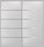 Custom Sliding Aluminum Doors - Style 05 - 2 doors  - White Wenge