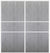 Custom Sliding White Aluminum Doors - Style 06 - 2 doors  - Light Gray