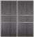 Custom Sliding Aluminum Doors - Style 06 - 2 doors  - Swiss Elm