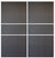 Custom Sliding White Aluminum Doors - Style 06 - 2 doors  - Japan Oak