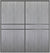 Custom Sliding Black Aluminum Doors - Style 07 - 2 doors  - Light Gray