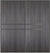 Custom Sliding Black Aluminum Doors - Style 07 - 2 doors  - Swiss Elm