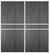 Custom Sliding White Aluminum Doors - Style 07 - 2 doors  - Swiss Elm