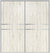 Custom Sliding Aluminum Doors - Style 07 - 2 doors  - Light Aloe Wood