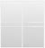 Custom Sliding White Aluminum Doors - Style 07 - 2 doors  - White Drawing