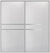 Custom Sliding Aluminum Doors - Style 07 - 2 doors  - White Wenge